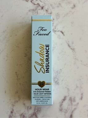 NWT Too Faced Shadow Insurance Eye Shadow Primer 24 Hour Wear